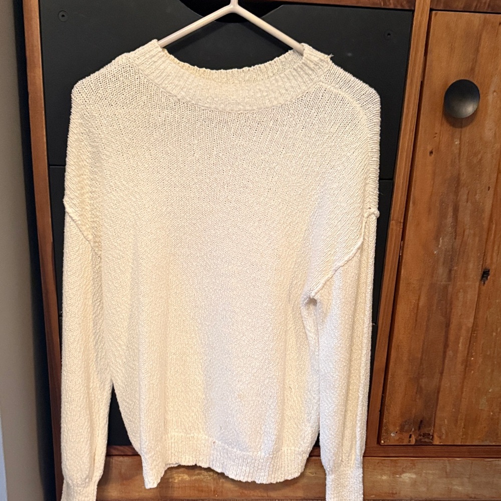 BP Cream Crew Neck Sweater